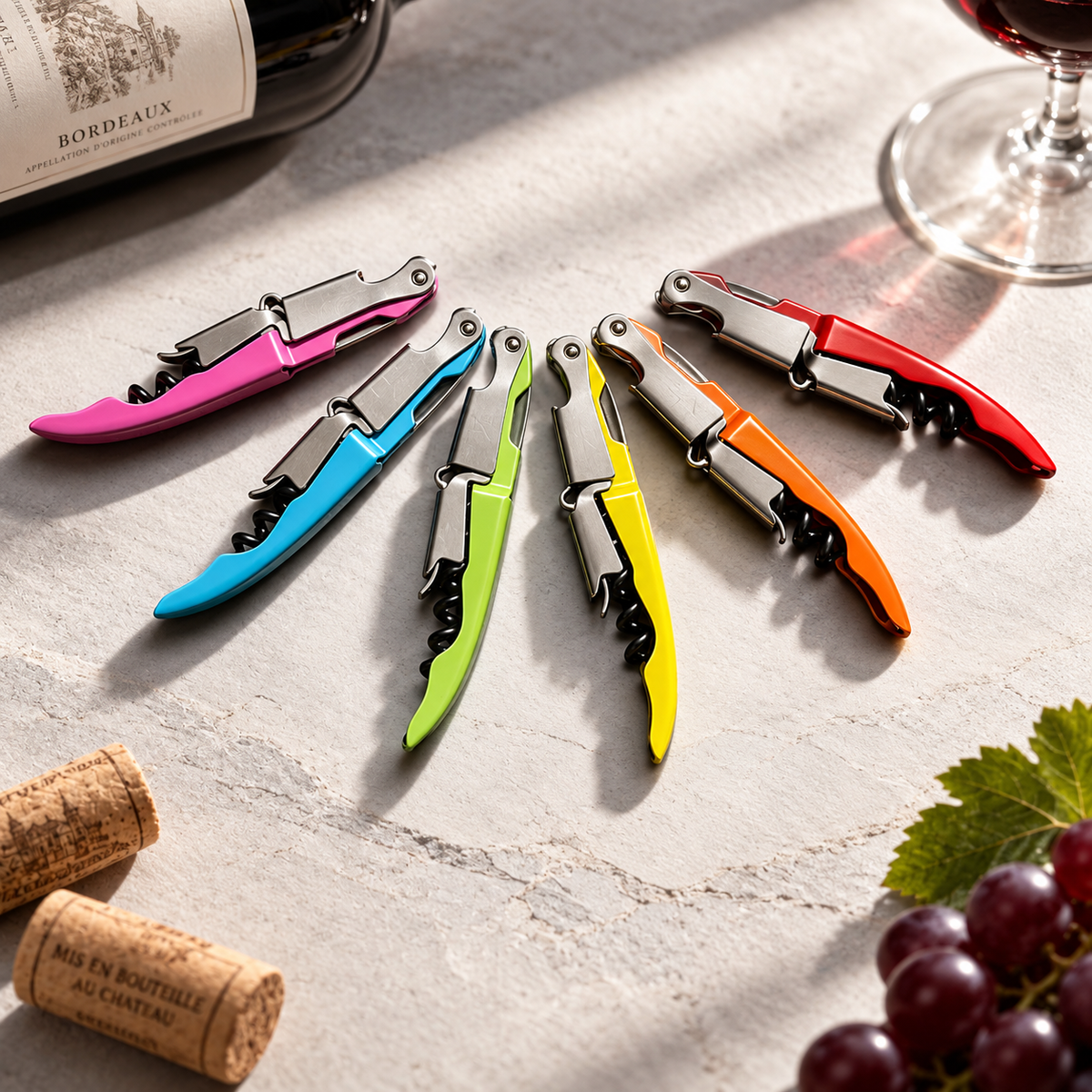 Coutale Sommelier Innovation 法國侍酒師開瓶器｜專利雙段式槓桿・六色可選