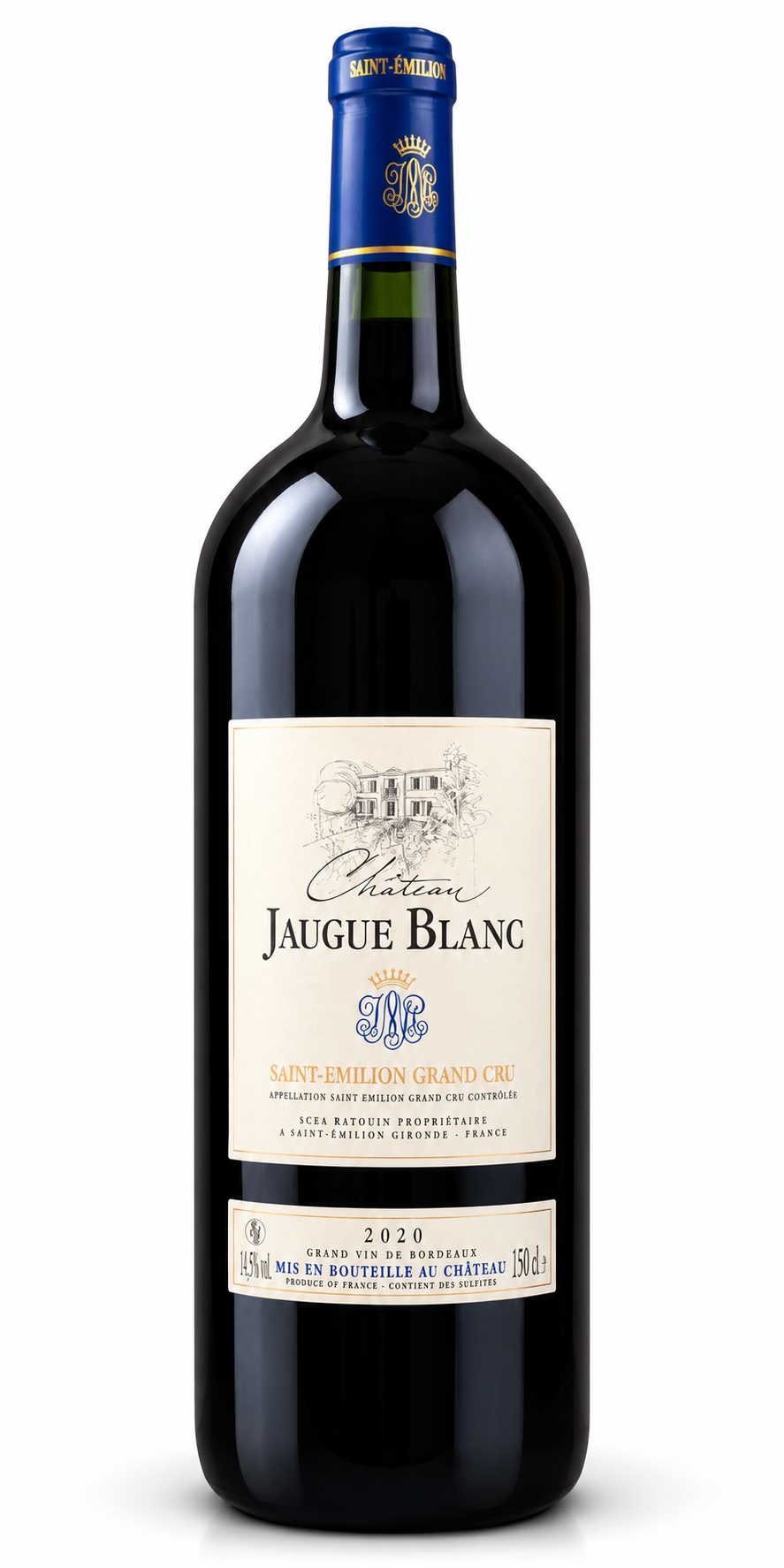 Château Jaugue Blanc Grand Cru 2020 Magnum｜1.5L 酒莊木盒典藏版