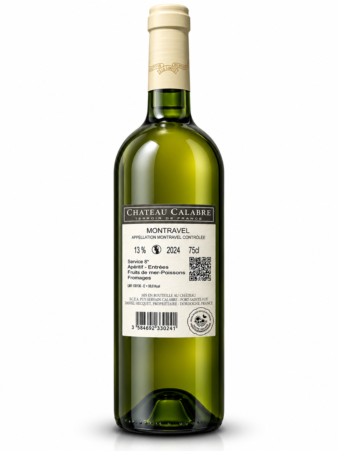 Château Calabre Montravel Blanc Sec 2024｜Montravel AOC