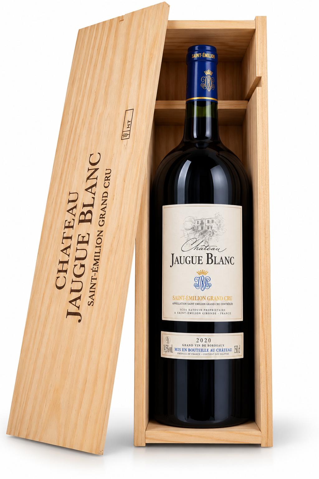 Château Jaugue Blanc Grand Cru 2020 Magnum｜1.5L 酒莊木盒典藏版