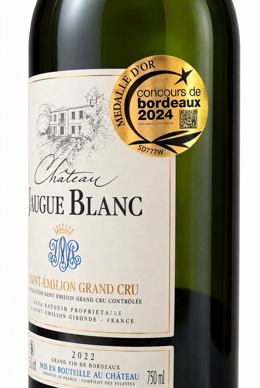 Château Jaugue Blanc Saint-Émilion Grand Cru 2022 天使酒